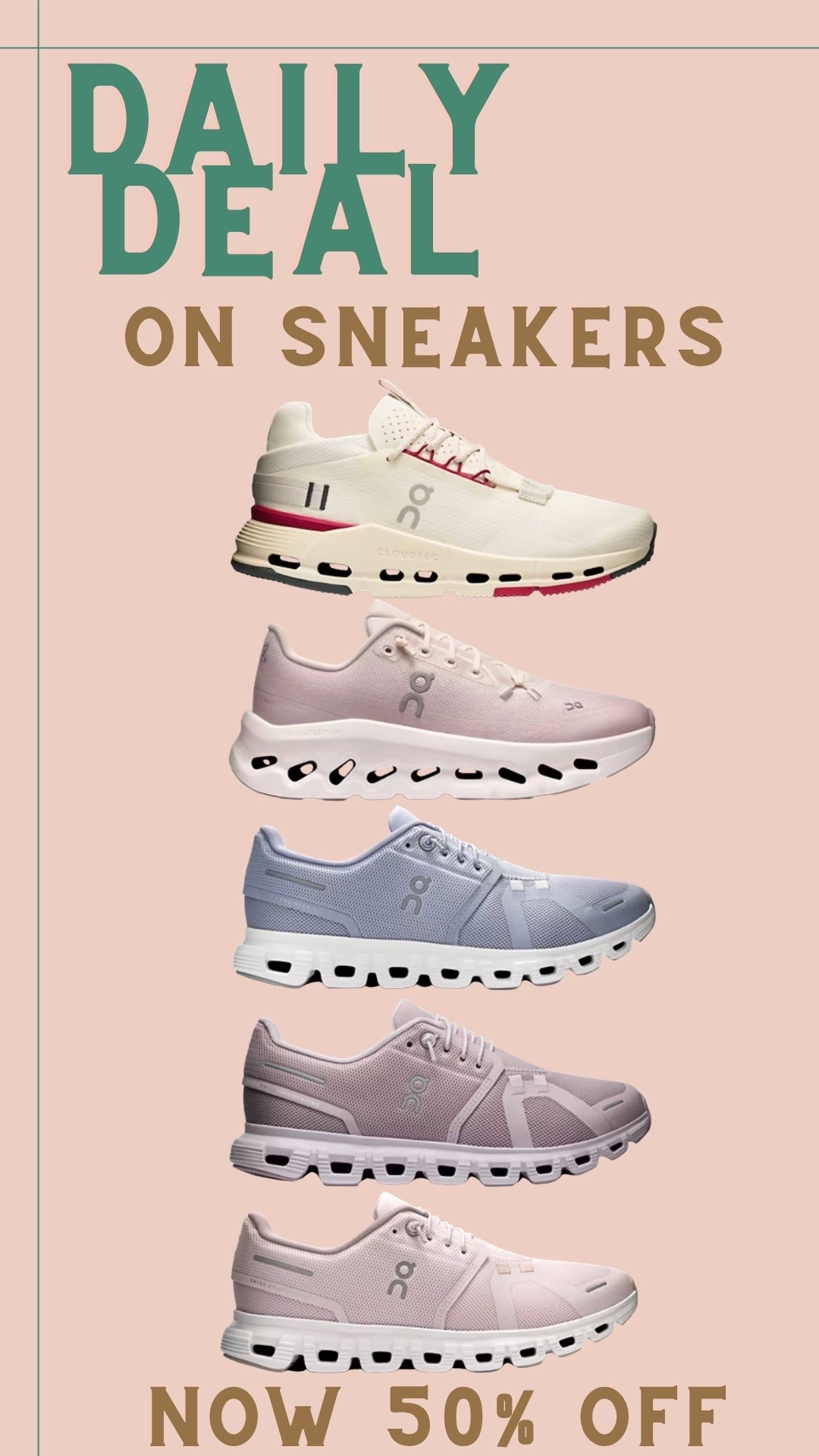 Sizes will sell out fast! Grab these On sneakers now while they are half off!!!

#LTKfitnessgoals #LTKActive #LTKSaleAlert