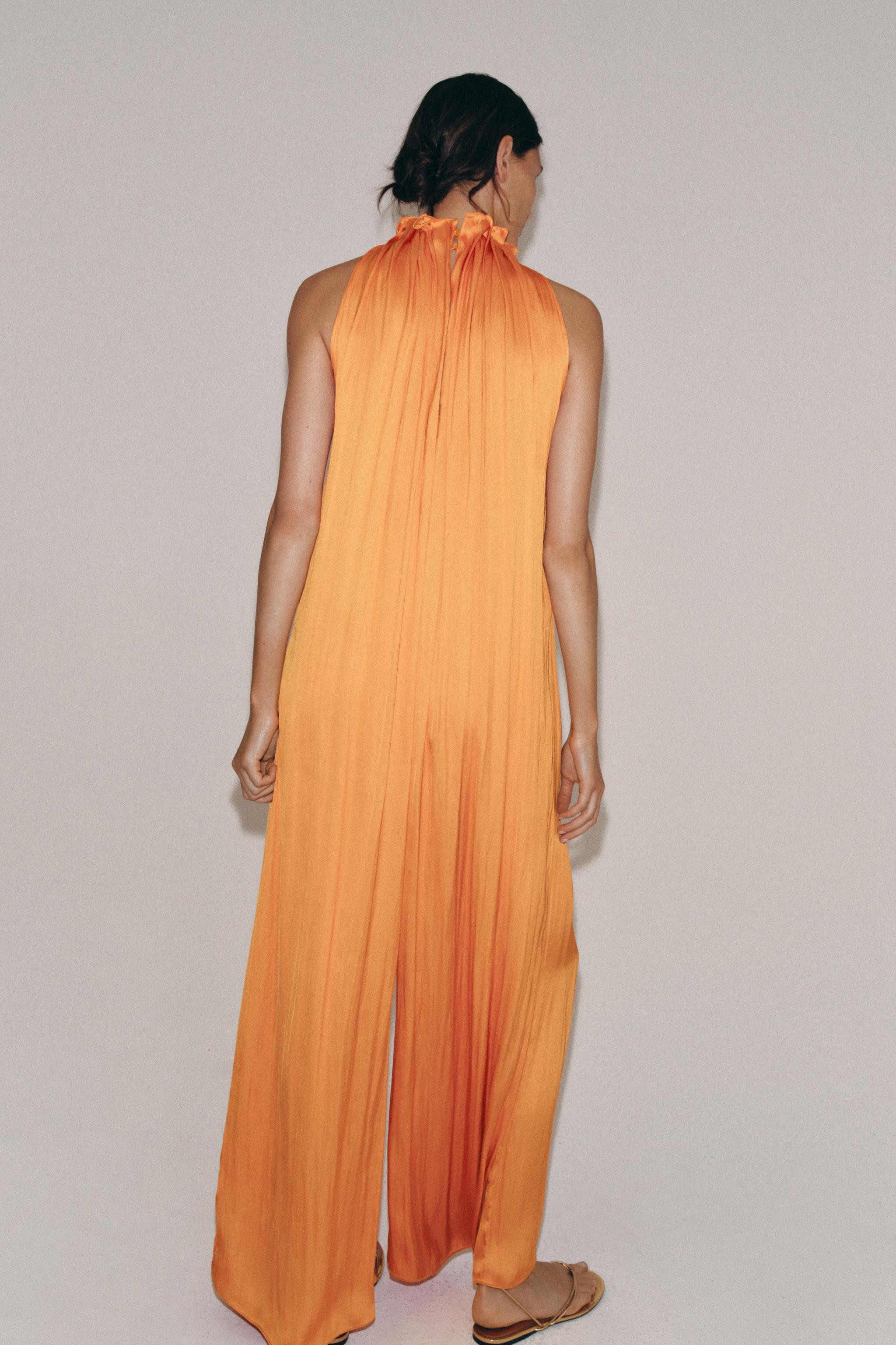 ZW COLLECTION SATIN EFFECT JUMPSUIT | Zara US