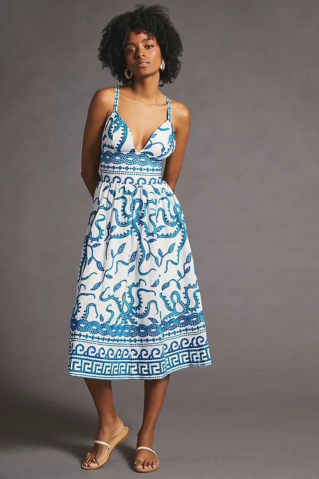 Maeve Seaside Midi Sundress | Anthropologie (US)