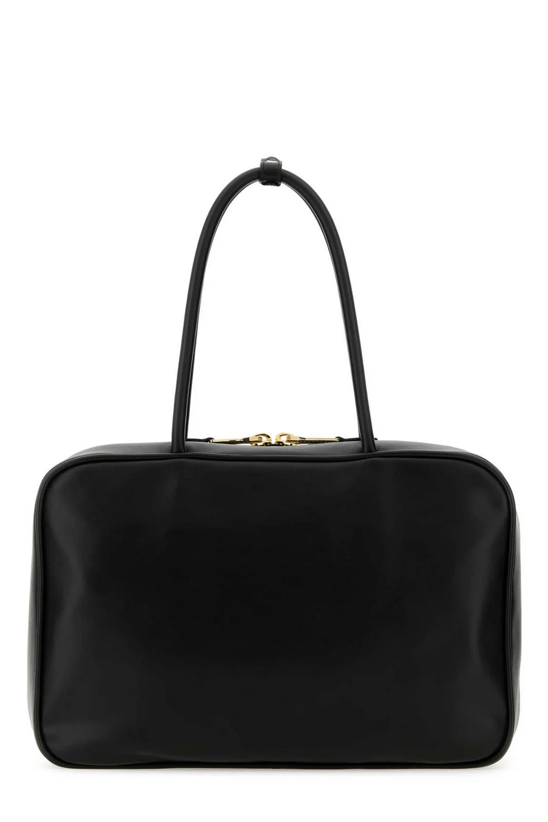 Miu Miu Logo-Embossed Zipped Handbag | Cettire Global