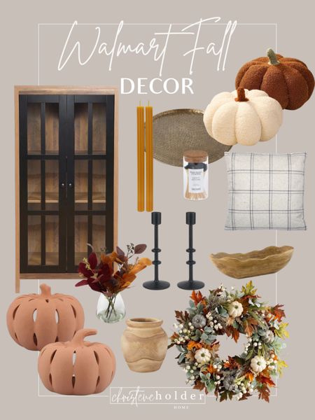 Walmart fall decor inspiration for the season. Tons of beautiful options to add neutral and muted fall tones into your home 

#LTKhome #LTKSeasonal