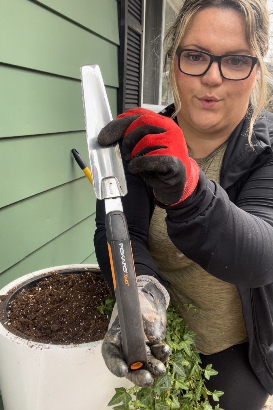Favorite tool to loosen rooty soil in planters 

#LTKsale #LTKautumn #LTKcanada