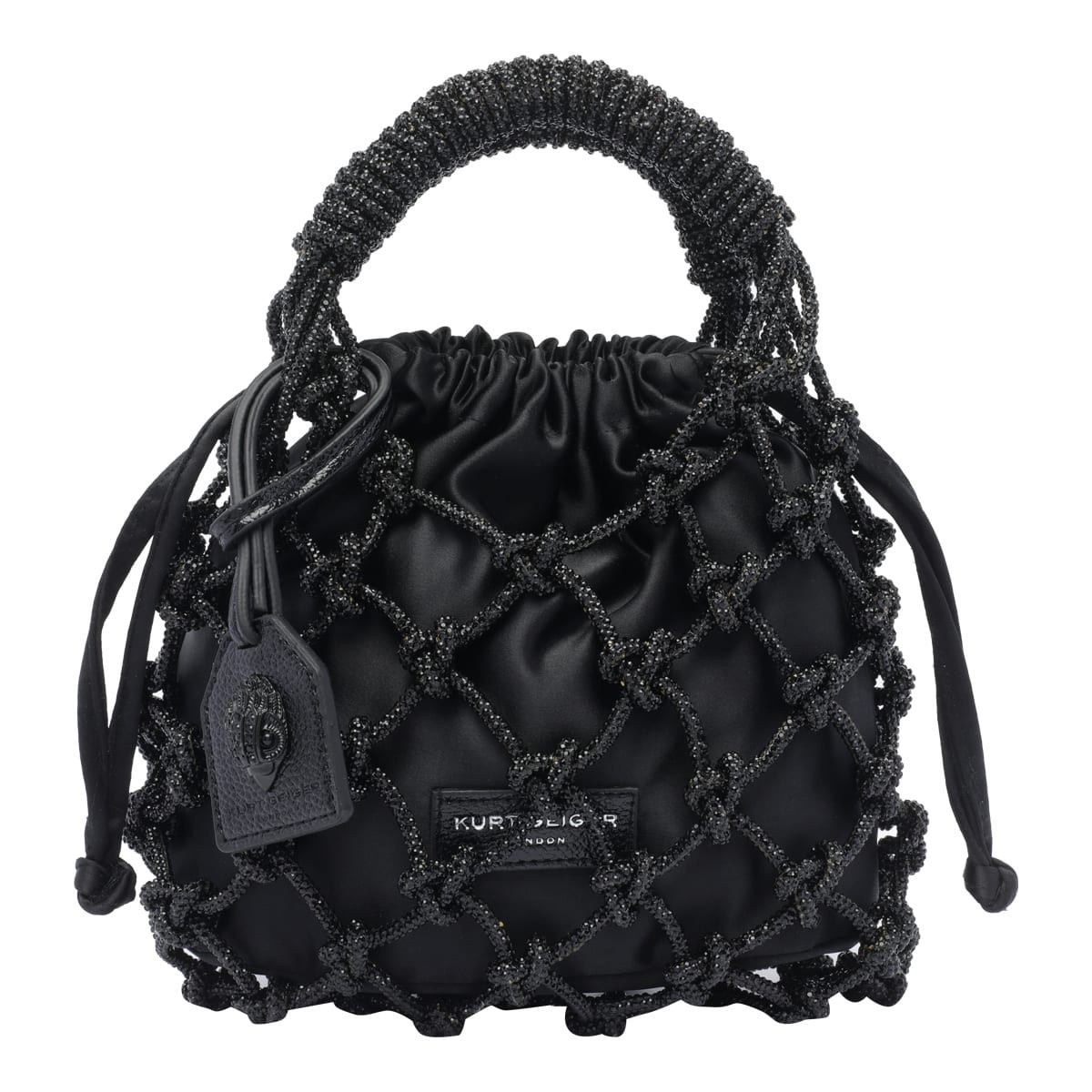 Kurt Geiger Small Macrame Crystal Handbag | Italist.com US