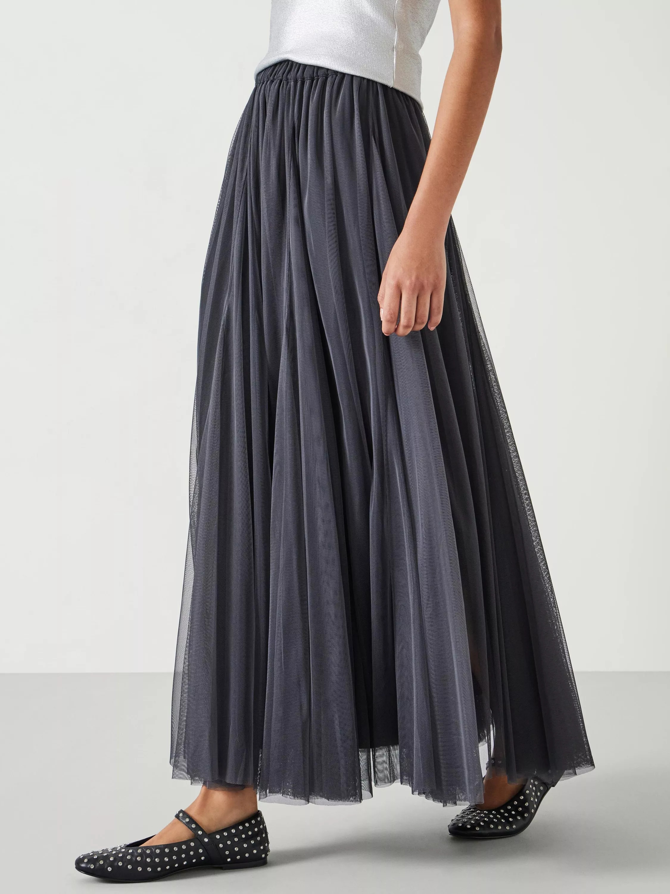 HUSH Millie Tulle Maxi Skirt | John Lewis (UK)