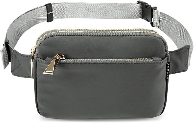 ZORFIN Fanny Packs for Women Men, Fashion Waist Pack Belt Bag with Adjustable Strap for Outdoors ... | Amazon (US)
