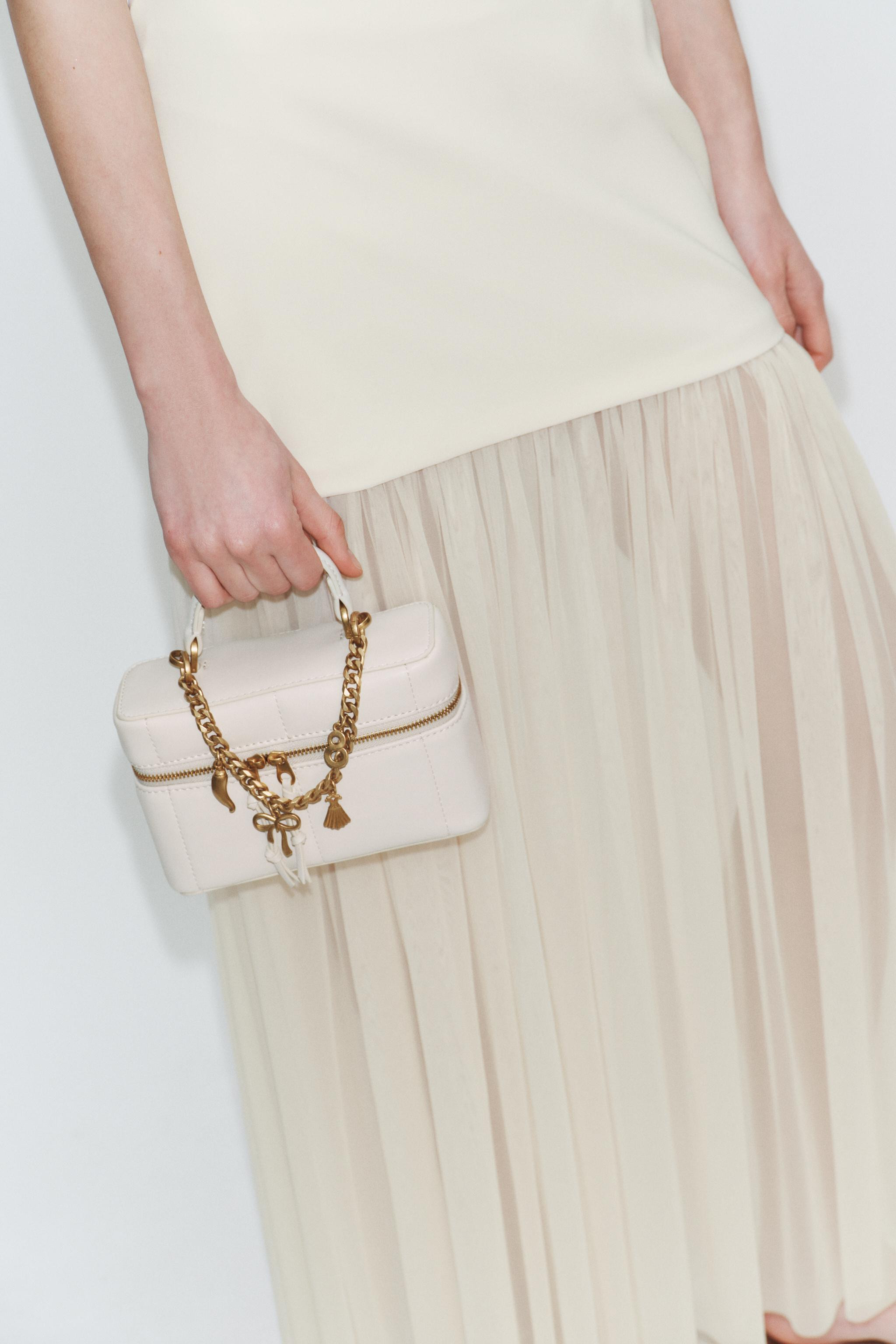 VANITY BAG WITH CHARMS | Zara UK