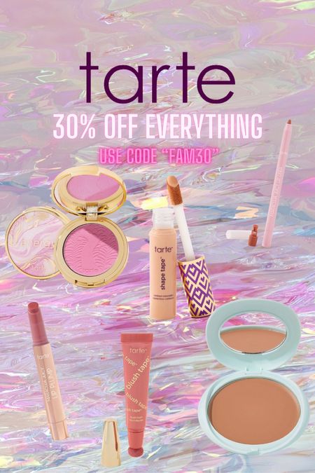 Huge sale on tarte!! Use code FAM30 at checkout 💜

#LTKsalealert #LTKbeauty #LTKFind