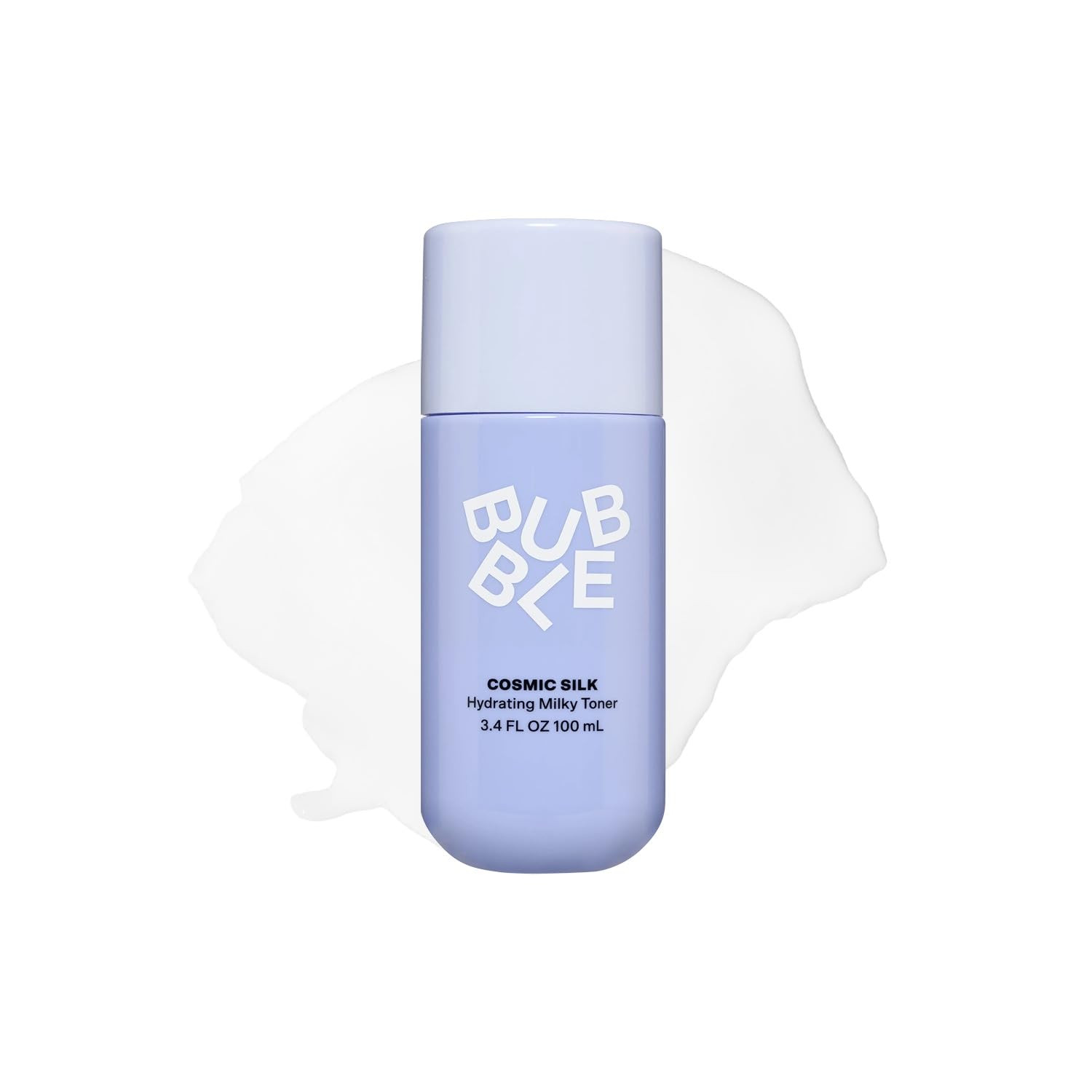 Bubble Skincare Cosmic Silk Hydrating Milky Toner - Ceramide-Rich Face Toner for Dry, Dehydrated Skin with Hyaluronic Acid, Maple Sap Water, Allantoin - Radiant, Glazed Look (100ml) | Amazon (US)