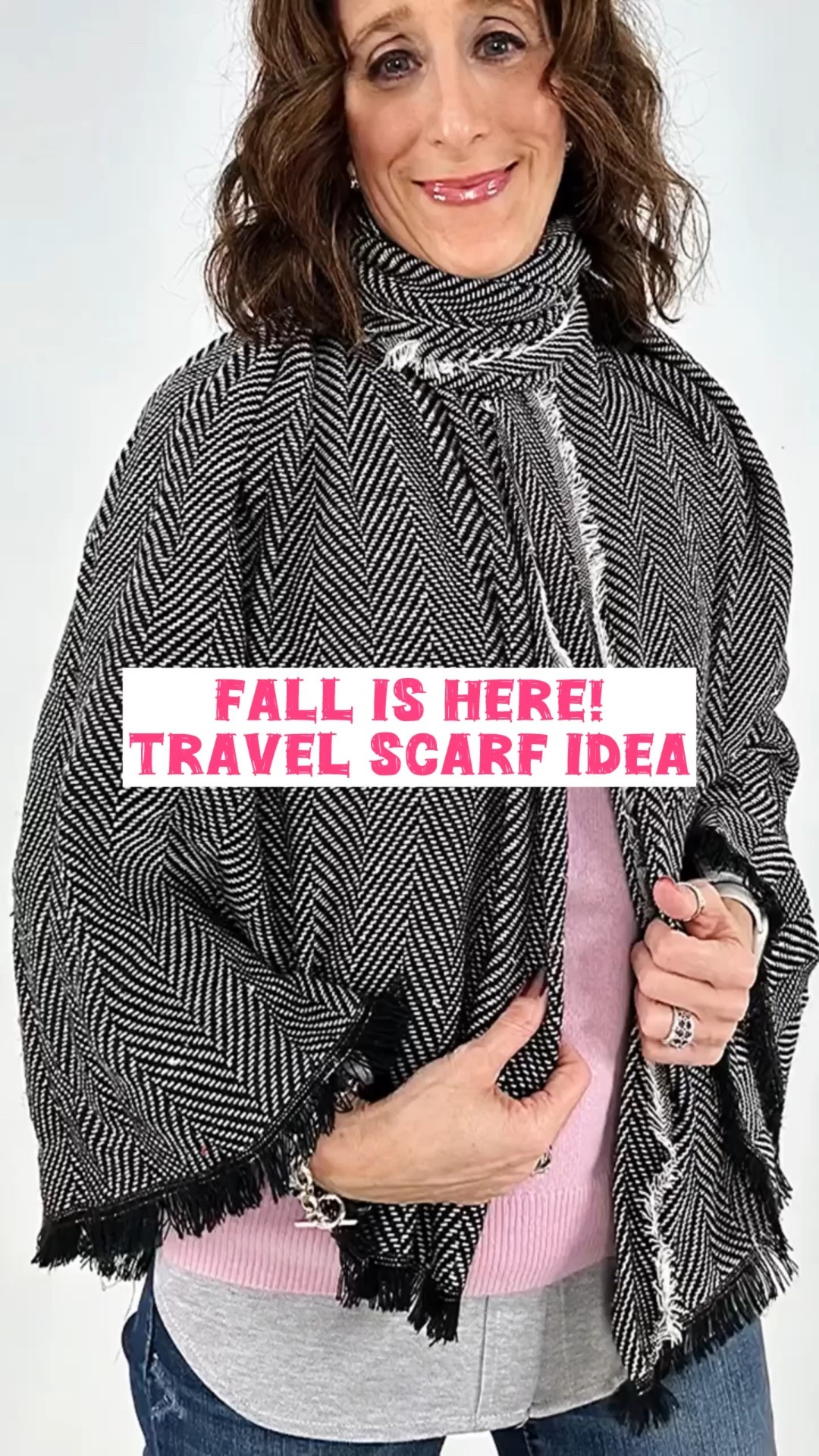 Travel Scarf Idea ✈️ This scarf out of stock but I listed other scarves that work for this style

#LTKTravel #LTKStyleTip