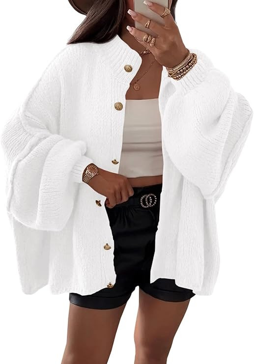 Saodimallsu Oversized Cardigans Sweater Coats | Amazon (US)