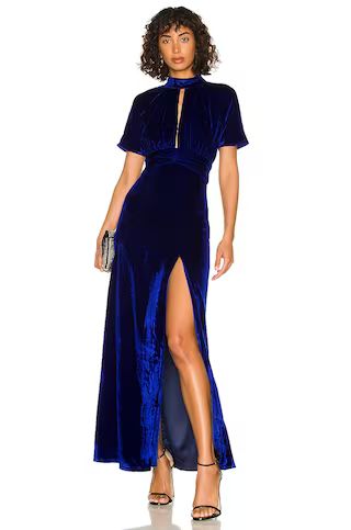 Lovers and Friends Navarin Maxi Dress in Navy Blue from Revolve.com | Revolve Clothing (Global)