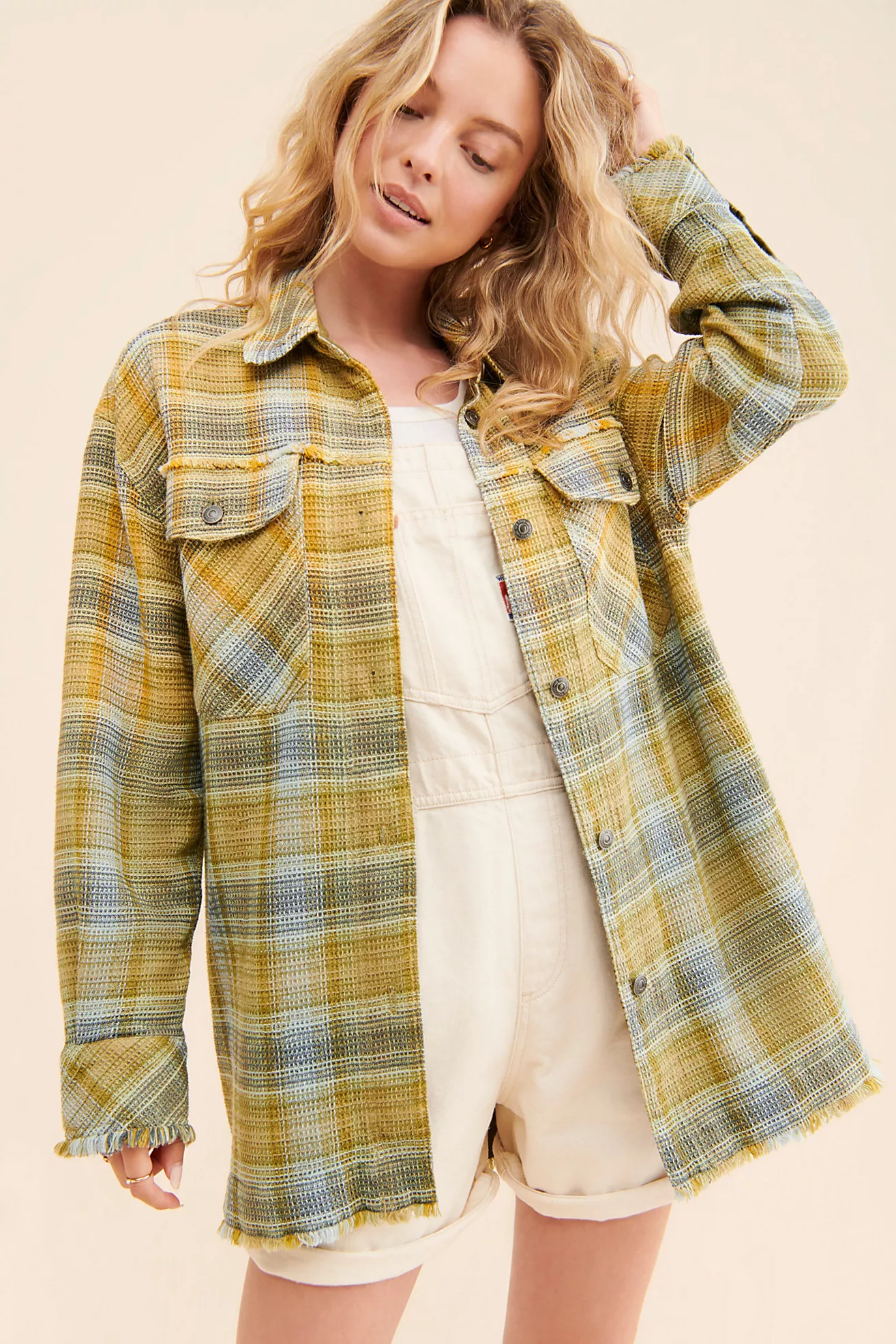 Anneli Plaid Shirt Jacket | Free People (Global - UK&FR Excluded)