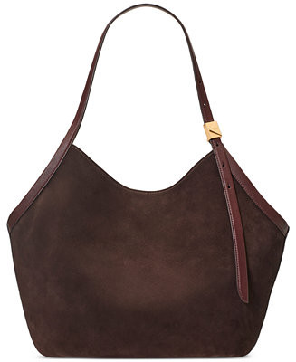 kate spade new york Deco Large Suede Tulip Tote Bag - Macy's | Macy's