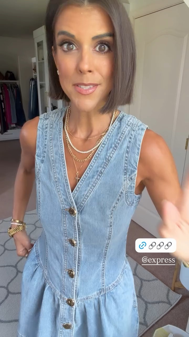 Love this @Express denim dress! Size xs

#LTKdayinmylife #LTKgrwm #LTKmomlife