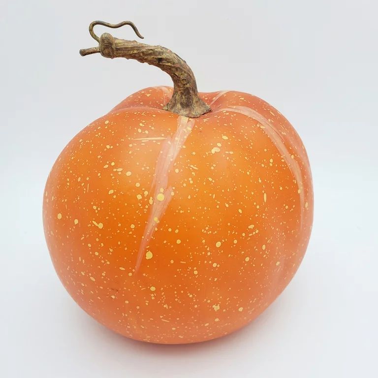 Way to Celebrate Harvest Orange Heirloom Pumpkin 7.5"L X 7"W X 8"H - Walmart.com | Walmart (US)