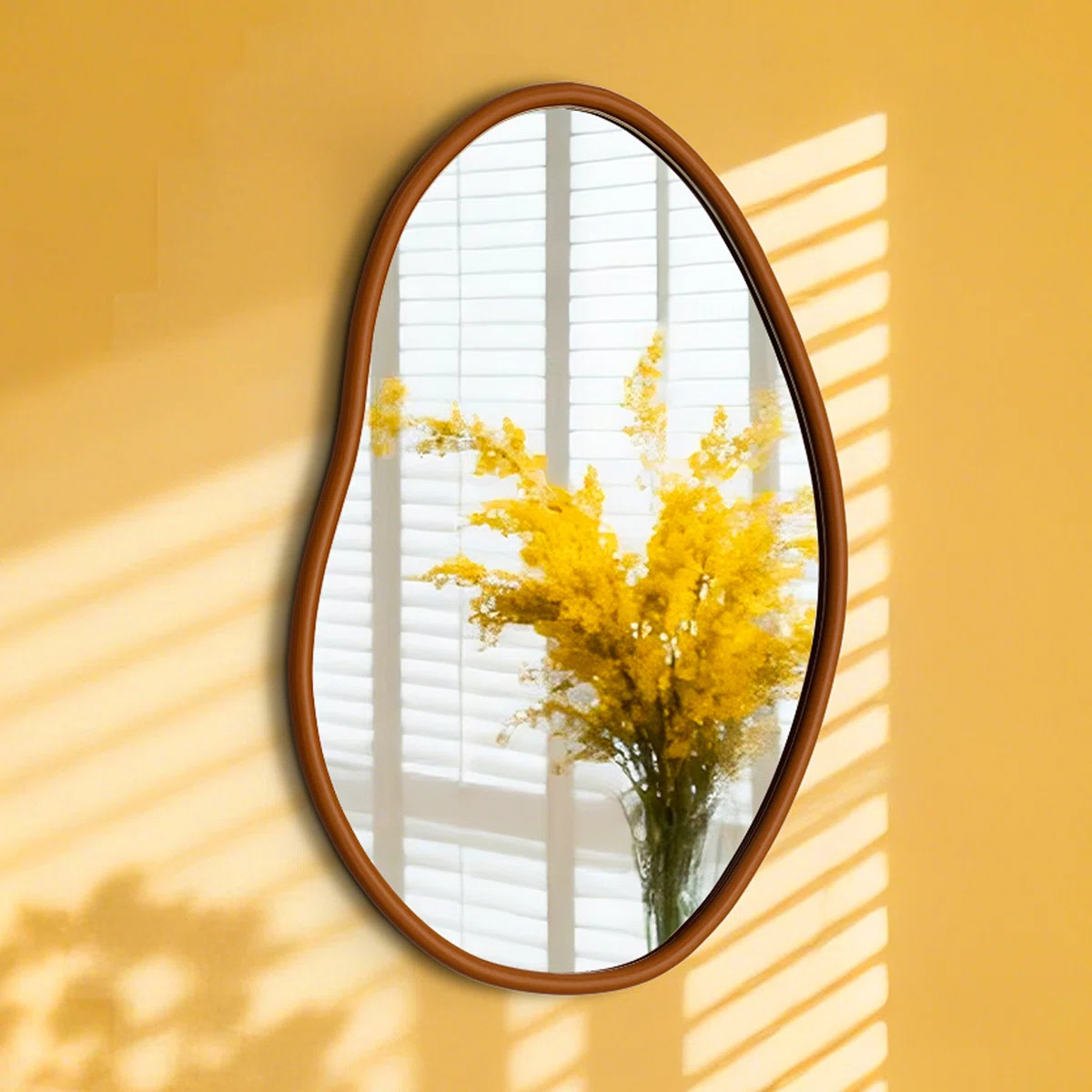 Asymmetrical Mirror, Irregular Finleyville Decorative For Bedroom Living Room Entryway Hall | Wayfair North America