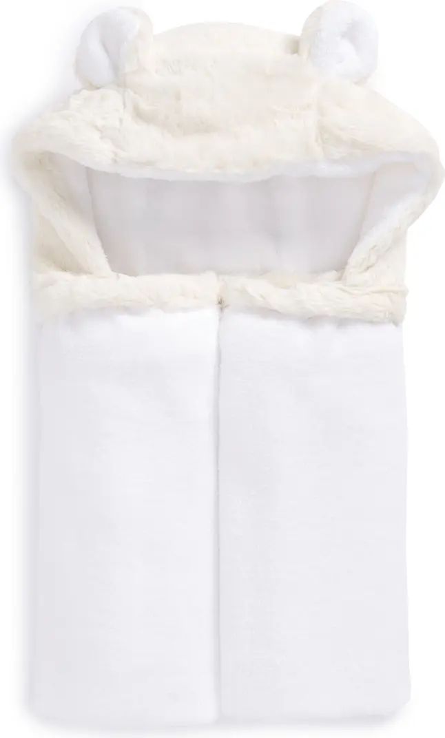 Luxe Faux Fur Hooded Towel | Nordstrom