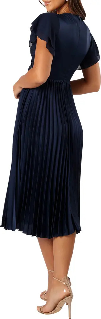 Nova Flutter Sleeve Midi Dress | Nordstrom