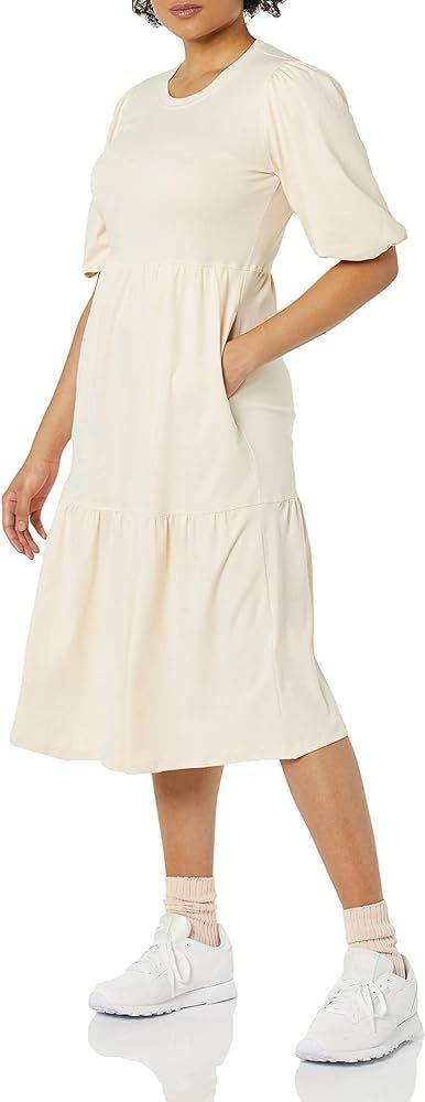 Amazon Essentials Women's Organic Cotton Fit and Flare Dress (Available in Plus Size) (Previously... | Amazon (US)