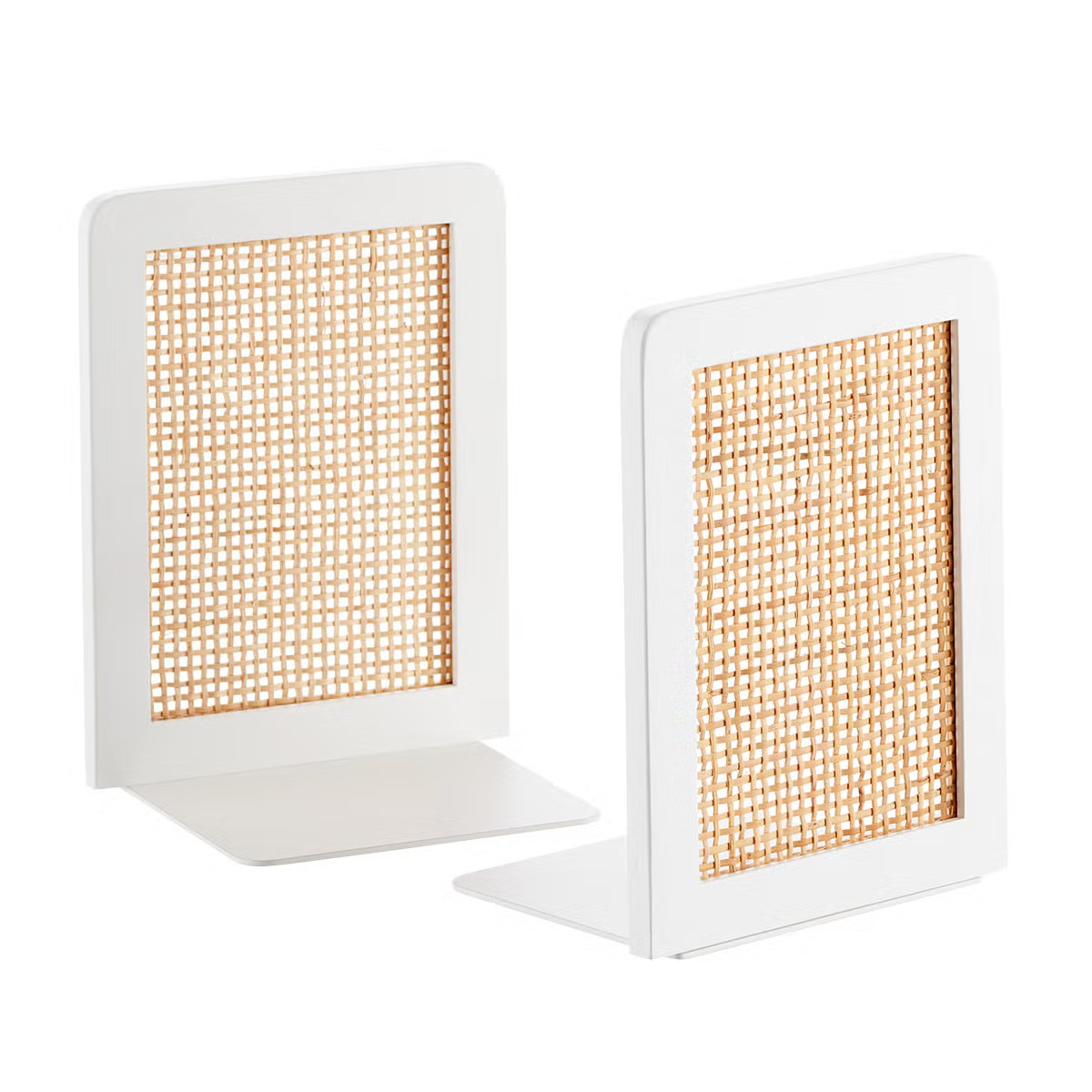 The Container Store Artisan Rattan Cane Bookends | The Container Store