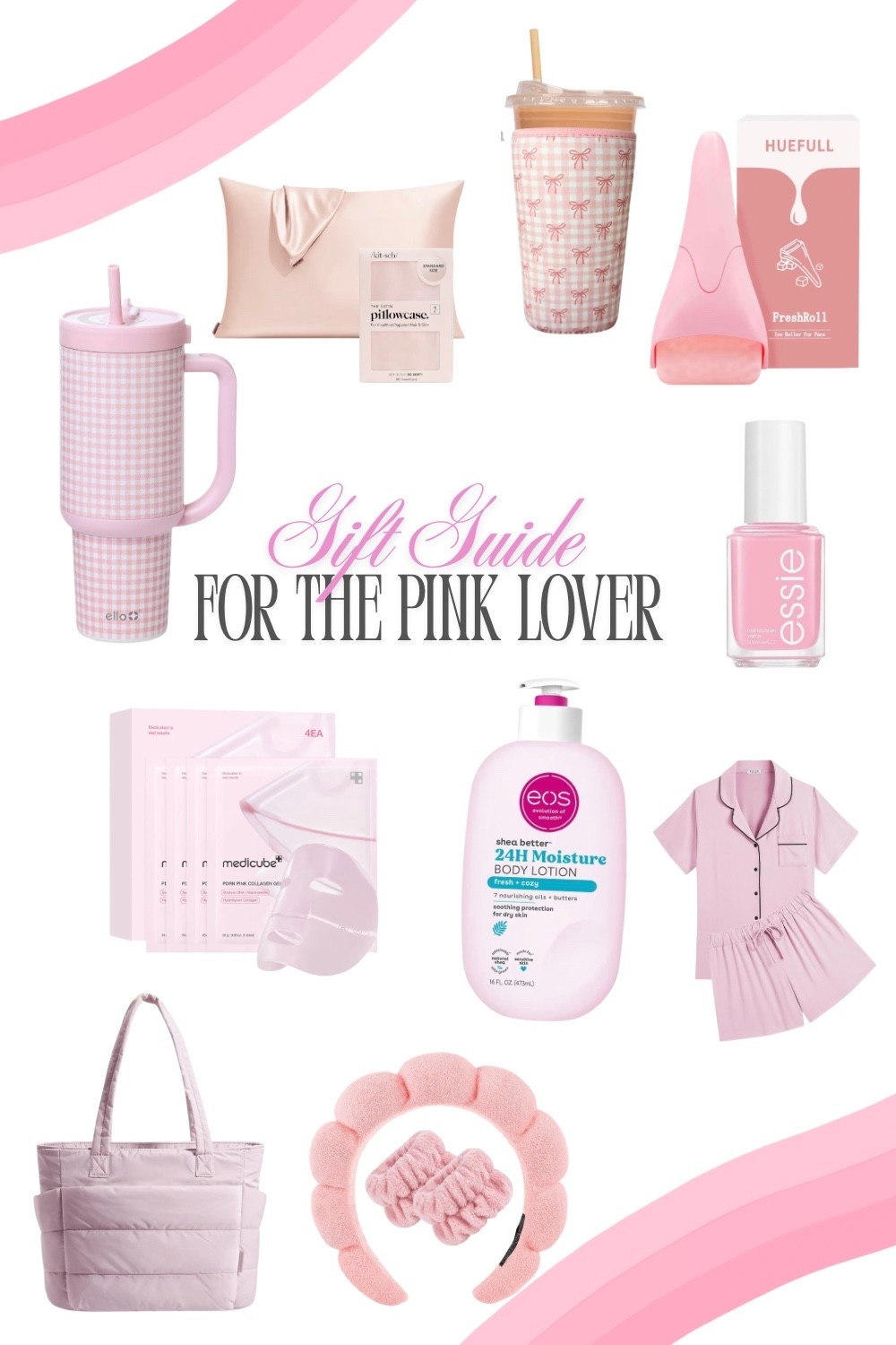 Gift guide for the pink lover in your life. From self care to home decor, my list is all under $35. #pink #lover #girly #girlygirl #forher #selfcare #homedecor #budgetrfriendly

#LTKGiftGuide #LTKHoliday #LTKFindsUnder50