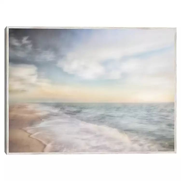 Breathe Out Beach Framed Canvas Art Print | Kirkland's Home