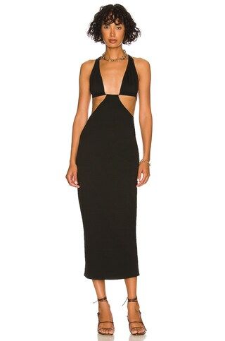 WeWoreWhat Cowl Back Maxi Dress in Black from Revolve.com | Revolve Clothing (Global)