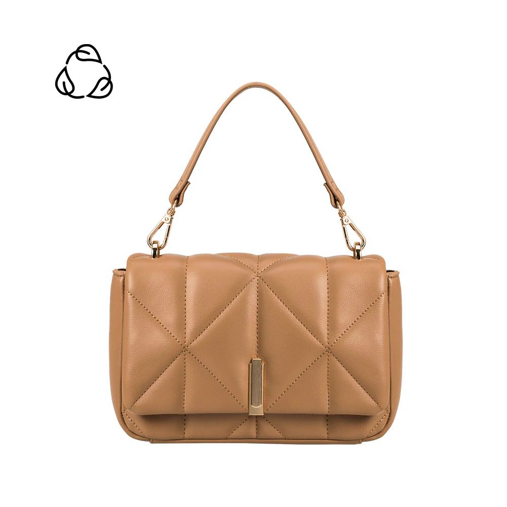 Taylor Camel Recycled Vegan Tote Bag | Melie Bianco