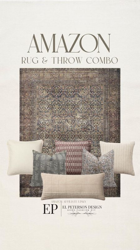Area rug
Throw pillows

#LTKHome