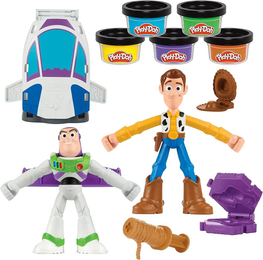 Play-Doh Toy Story Space Creations Playset, Arts & Crafts, Disney Toys for Kids 4+ | Amazon (US)