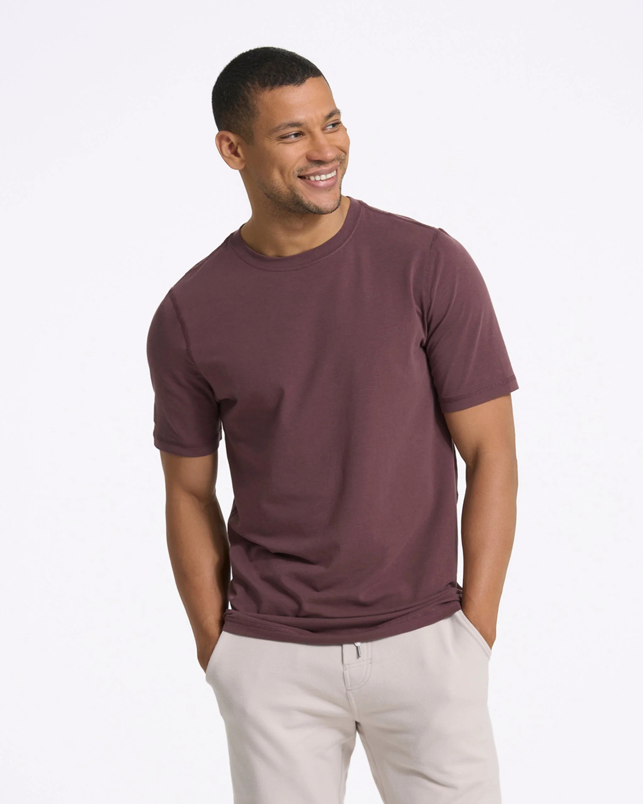 Vuori Tuvalu T-Shirt | Chestnut | Large | Vuori Clothing