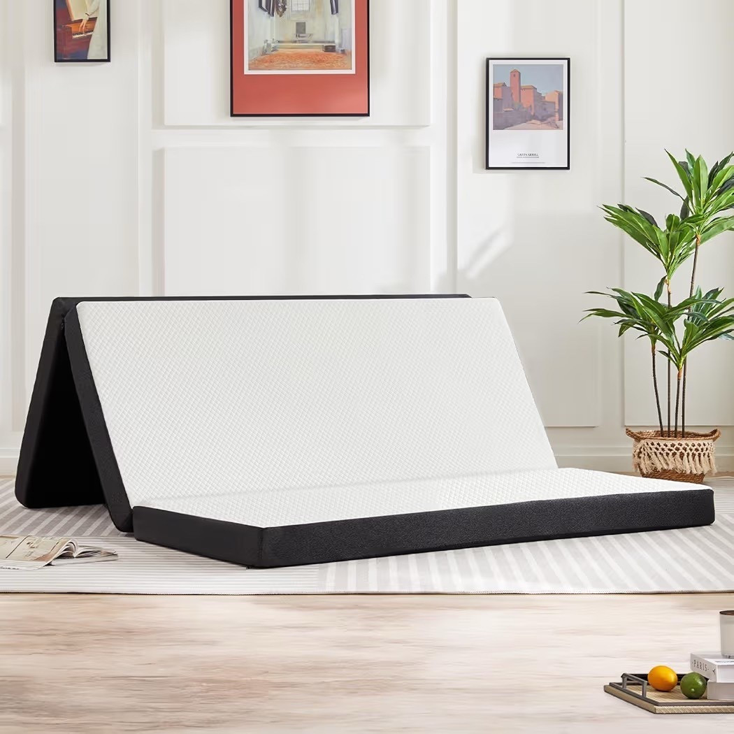 Tri-Fold Memory Foam Mattress with Collapsible and Washable Cover, Portable Floor Bed with CertiPUR-US Certified

#LTKHome