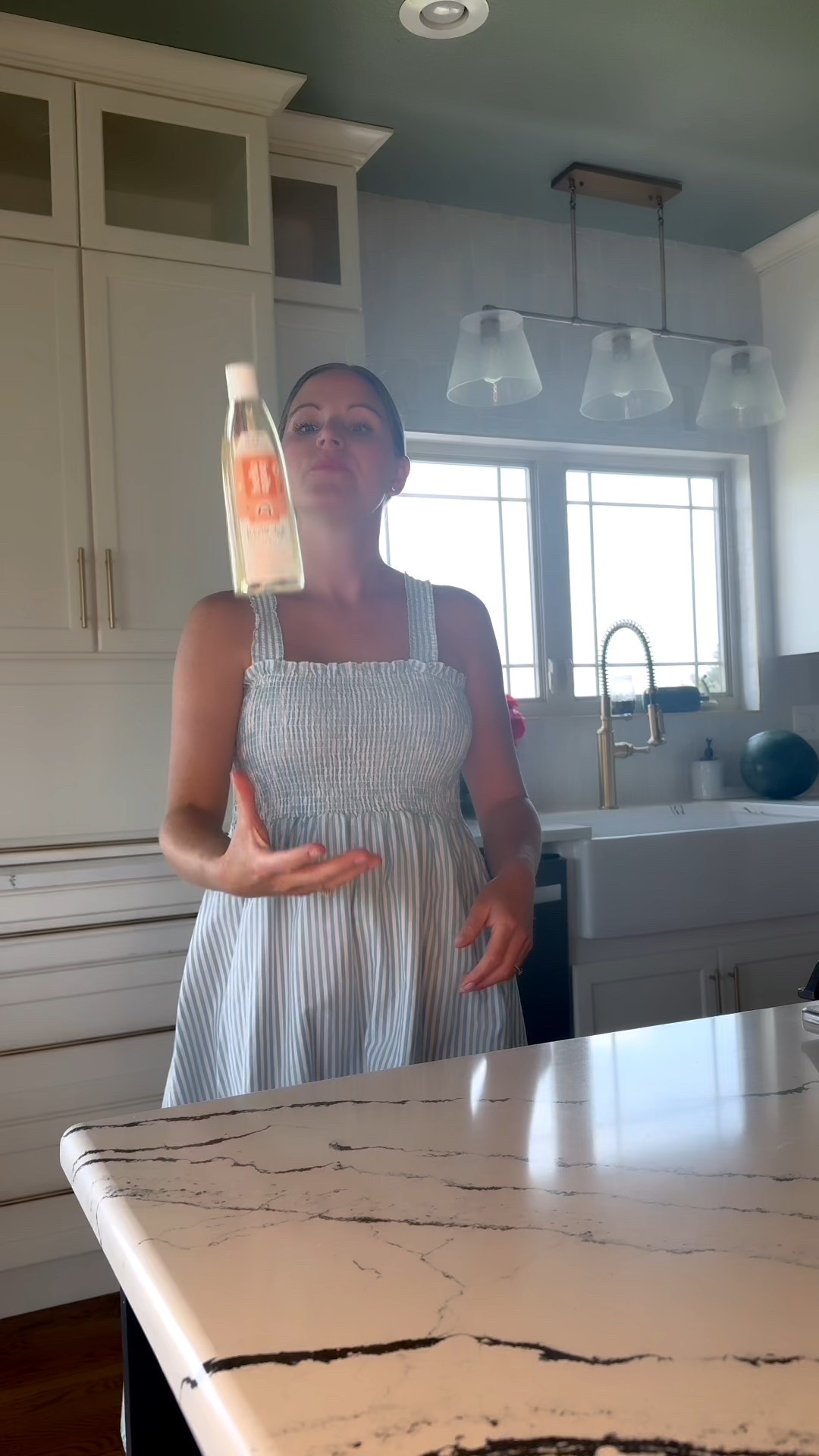 How to Clean & Protect Stainless Steel with Dish Soap + Oil
	1.	Clean the surface:
	•	Dampen a soft cloth with warm water.
	•	Add a small drop of Dawn dish soap to the cloth.
	•	Wipe the stainless steel thoroughly to remove fingerprints, grease, and smudges.
	2.	Rinse & dry:
	•	Wipe again with a clean damp cloth to remove any soap residue.
	•	Dry completely with a microfiber cloth to prevent water spots.
	3.	Protect with oil:
	•	Put a few drops of baby oil or olive oil on a clean microfiber cloth (don’t apply directly to the steel).
	•	Gently buff the oil into the surface, following the direction of the grain.
	4.	Wipe away excess:
	•	Use a dry section of the cloth to remove any extra oil so it’s smooth, not greasy.

Result: A shiny, smudge-resistant finish that makes future fingerprints much less noticeable!