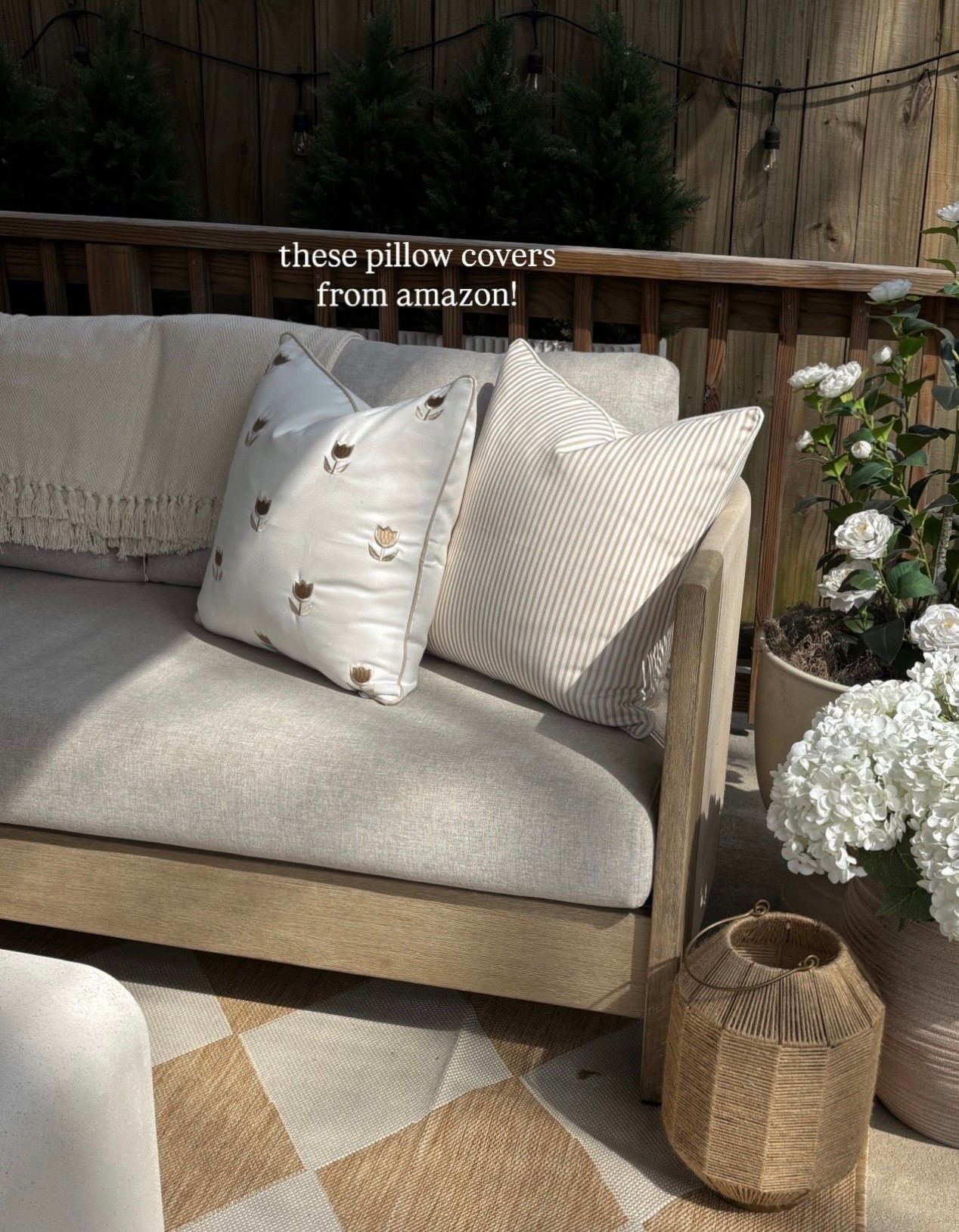 the easiest patio refresh = swapping your pillow covers 🤍 these amazon ones made everything feel instantly more elevated + put together






outdoor pillows, patio pillows, pillow covers amazon, outdoor decor, patio decor, neutral outdoor decor, patio refresh ideas, affordable outdoor decor, cozy patio styling, striped pillow covers, neutral pillow covers, outdoor living space, patio inspo, backyard decor, amazon outdoor finds, ltk outdoor finds, home styling ideas, elevated home decor, summer patio decor, easy home upgrades

#LTKHome