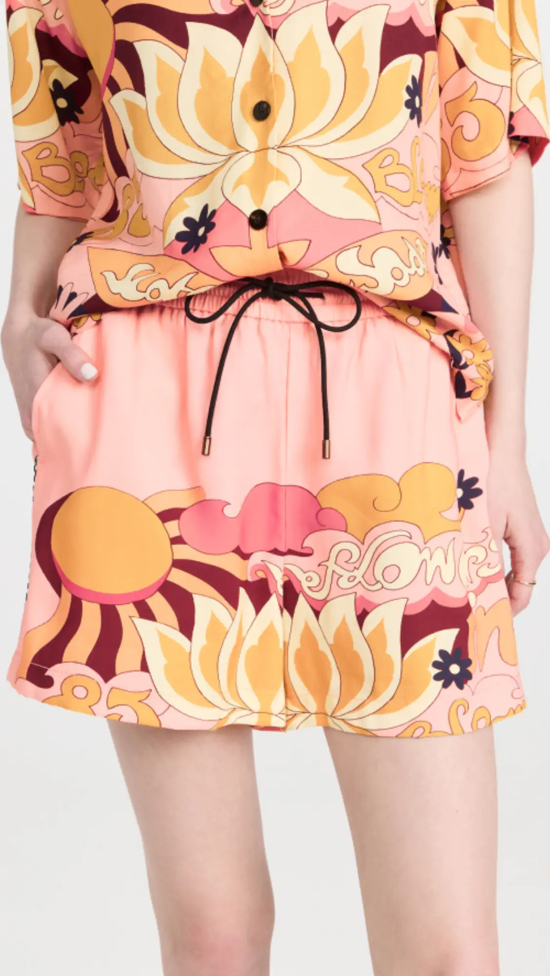 Mid Rise Printed Shorts | Shopbop