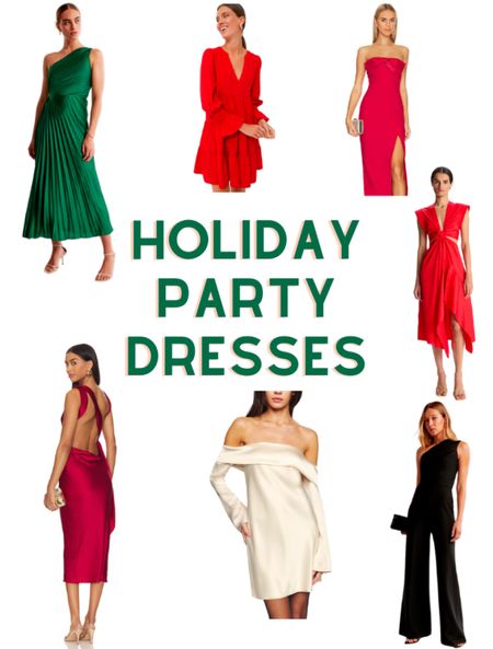 Cute holiday party dresses for every holiday event this month! #christmasparty #decemberdresses #dresses 

#LTKparties #LTKSeasonal #LTKHoliday