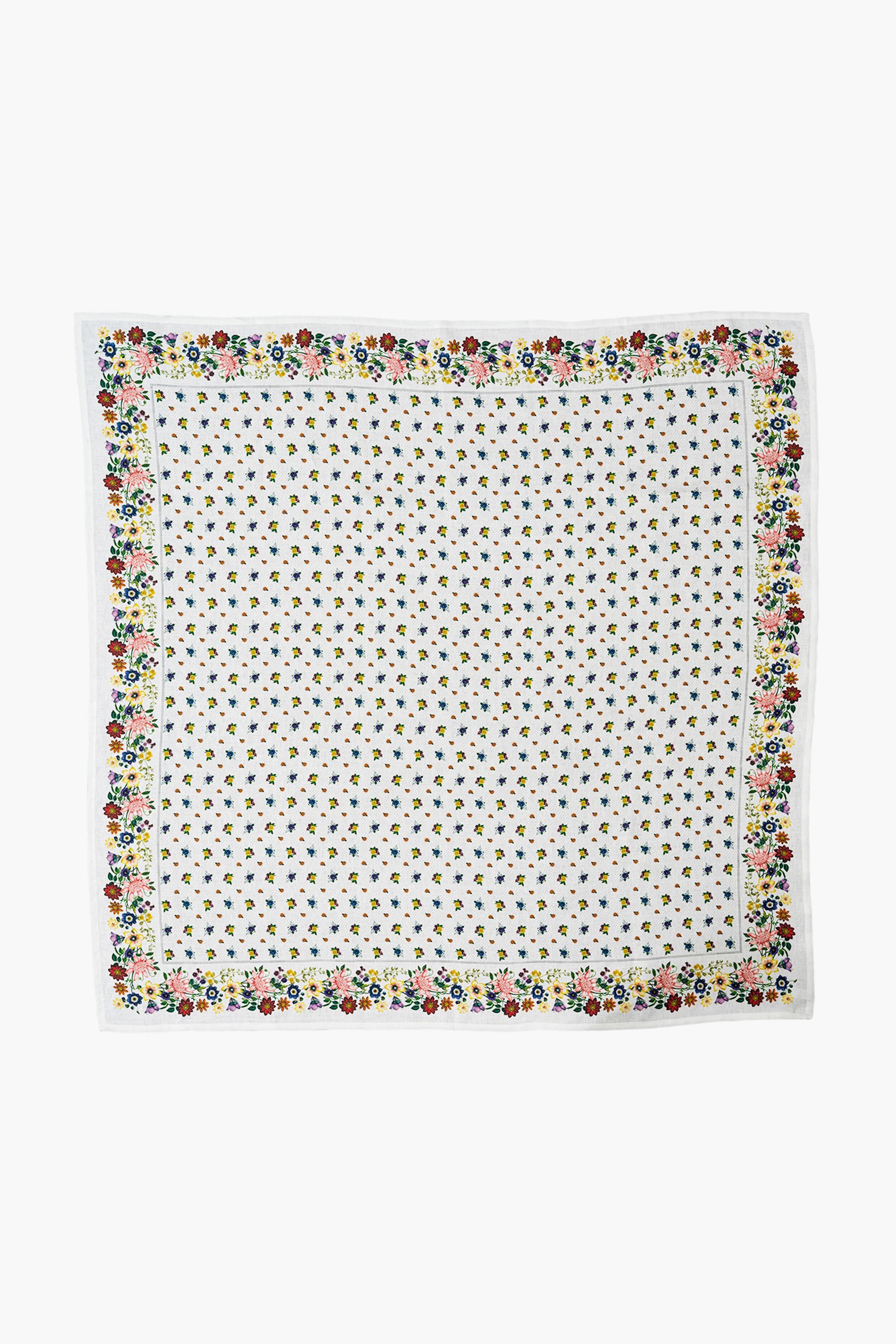 Mirabelle Multi Linen 54" Square Tablecloth | Tuckernuck (US)