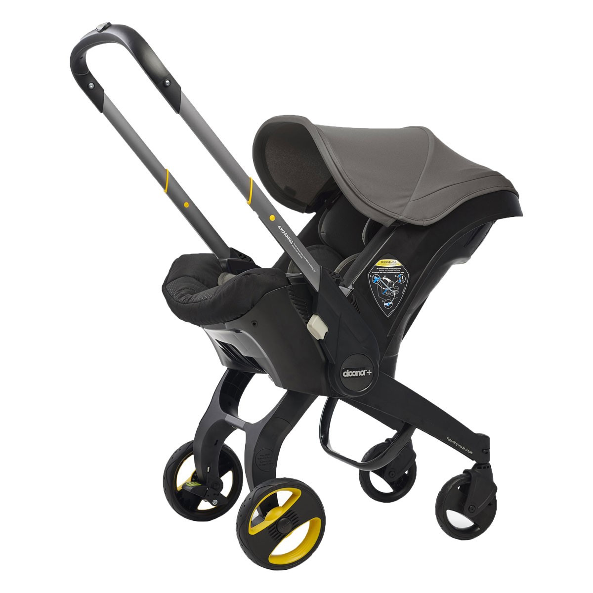 Doona Infant Car Seat Stroller and Base (Color: Greyhound) | The Tot