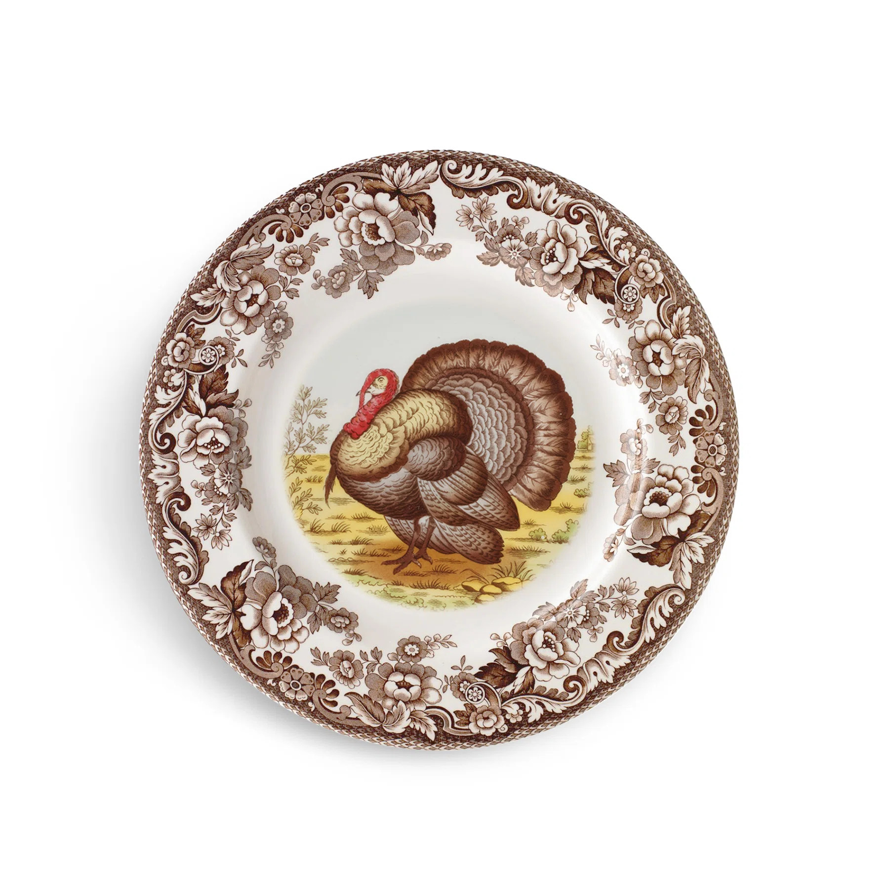 Spode Woodland Soup Plate 9" Turkey | Wayfair North America