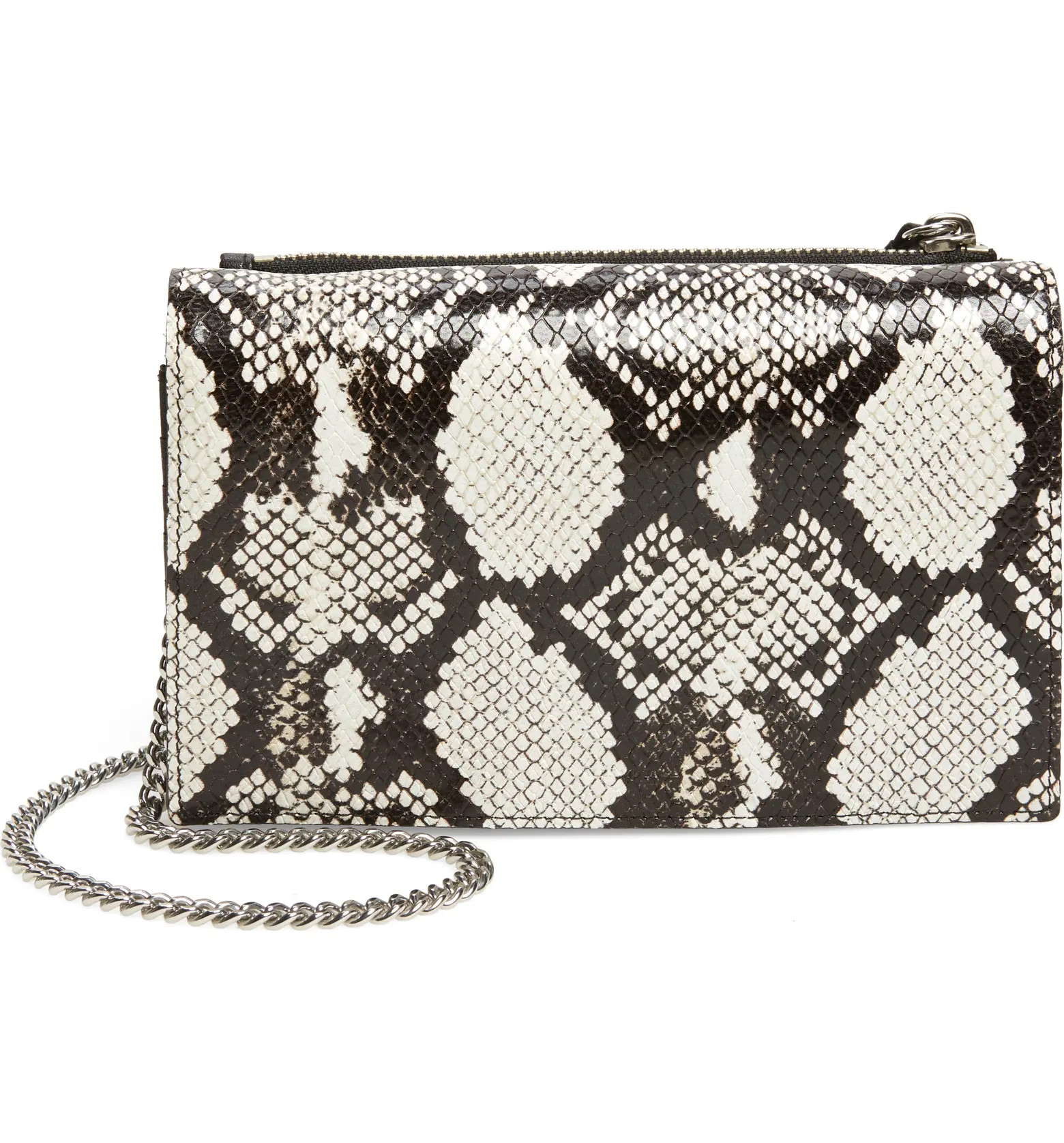Fetch Snake Embossed Leather Crossbody Bag | Nordstrom