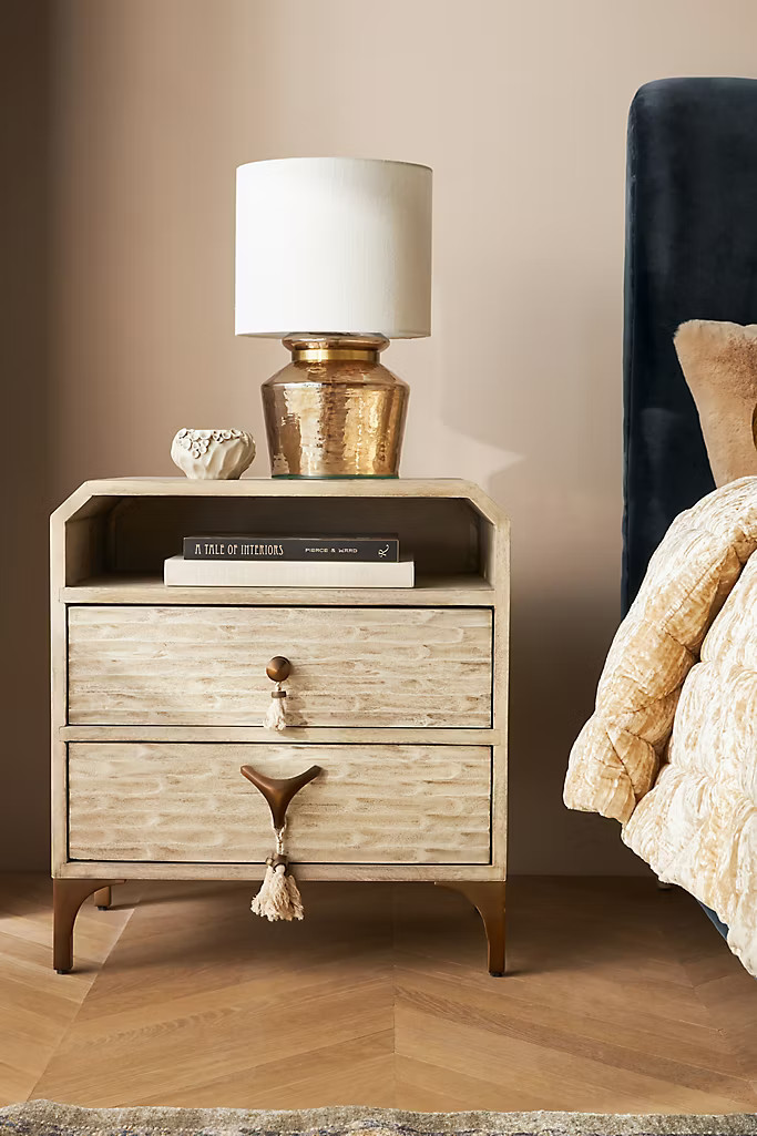 Zagora Tasseled Nightstand | Anthropologie (US)