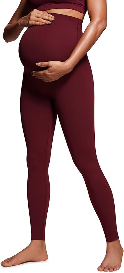 CRZ YOGA Womens Butterluxe Maternity Leggings Over The Belly 28" - Workout Activewear Yoga Pregna... | Amazon (US)