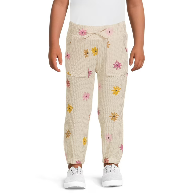 Garanimals Toddler Girls Thermal Joggers, Sizes 12 Months - 5T | Walmart (US)
