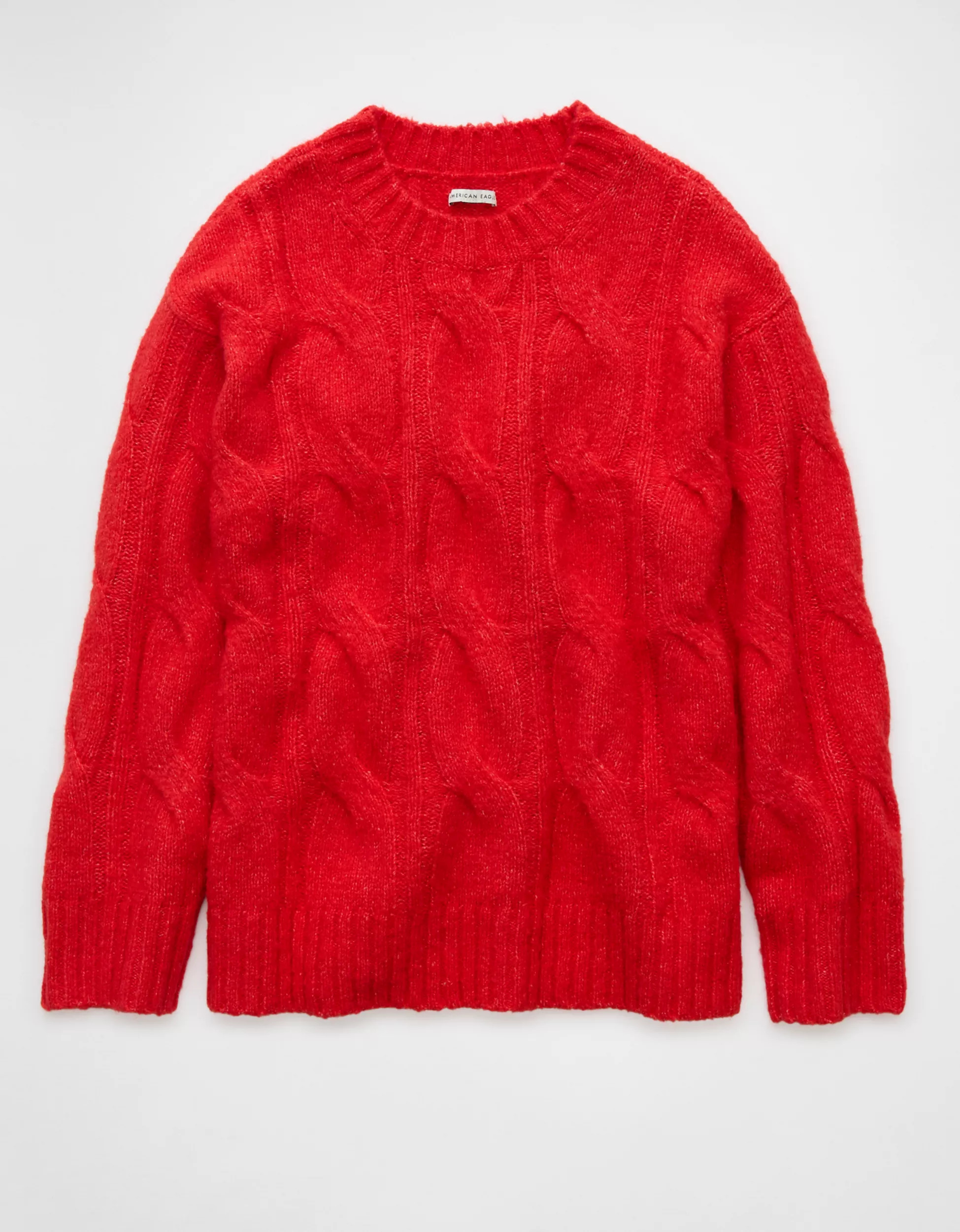 AE Whoa So Soft Cable Knit Sweater | American Eagle Outfitters (US & CA)