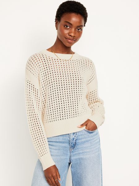 Open-Stitch Sweater for Women | Old Navy (US)