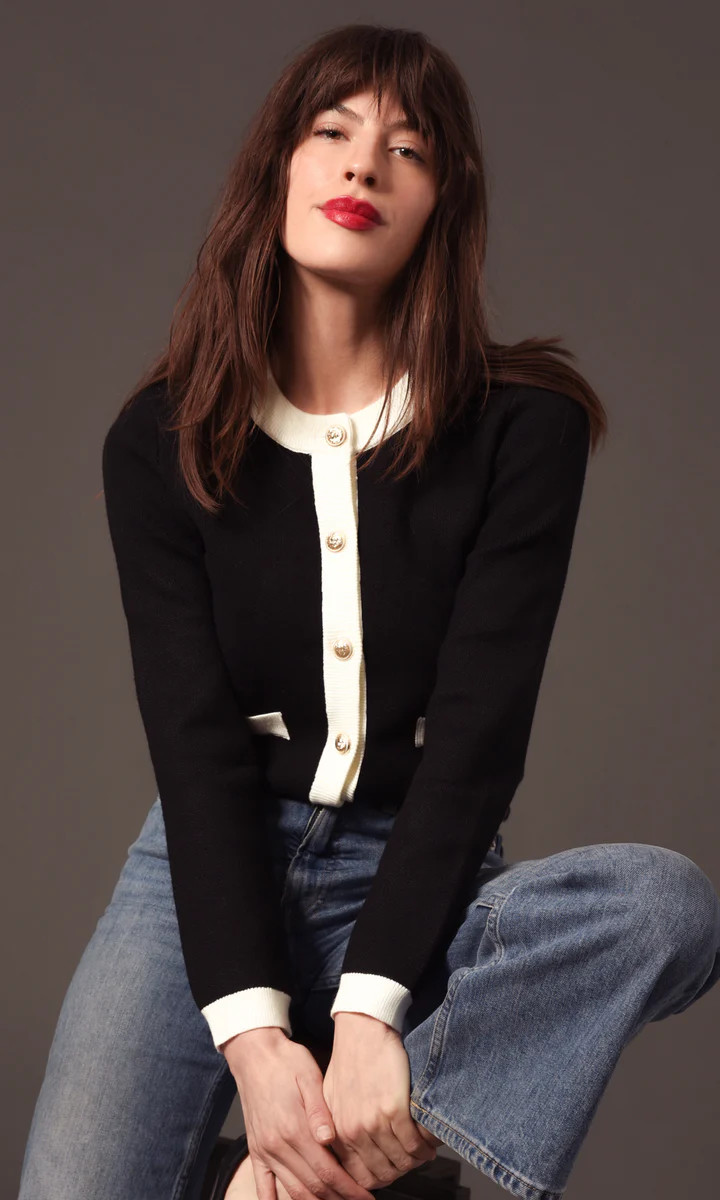 Hana Button Cardigan | Greylin Collection | Women's Luxury Fashion Clothing 