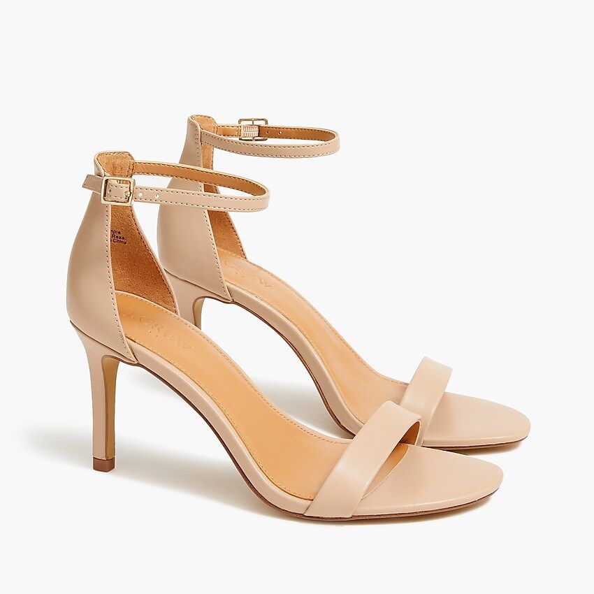 Ankle-strap heeled sandals | J.Crew Factory