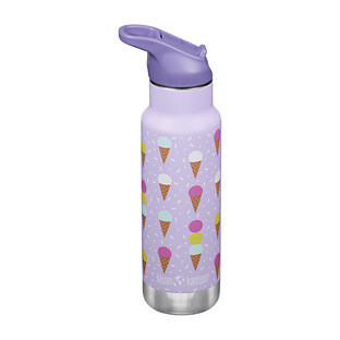 Klean Kanteen 12 oz Kid Sport-Cap Water Bottle Mountain Scape | The Container Store