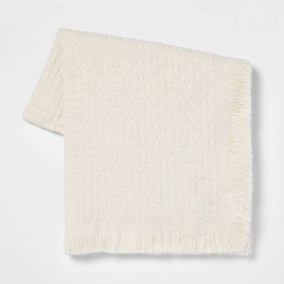 Solid Woven Throw Blanket - Threshold™ | Target