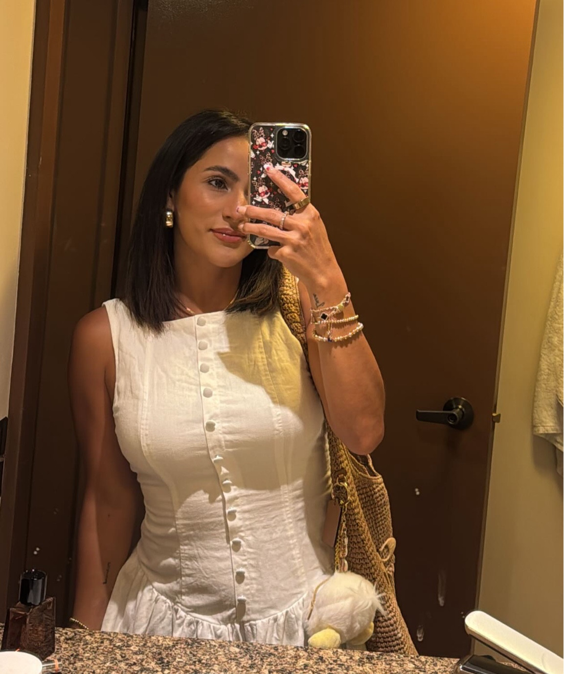 Dress size XS. Hair straighter is the best! 

#LTKFindsUnder50 #LTKPetite